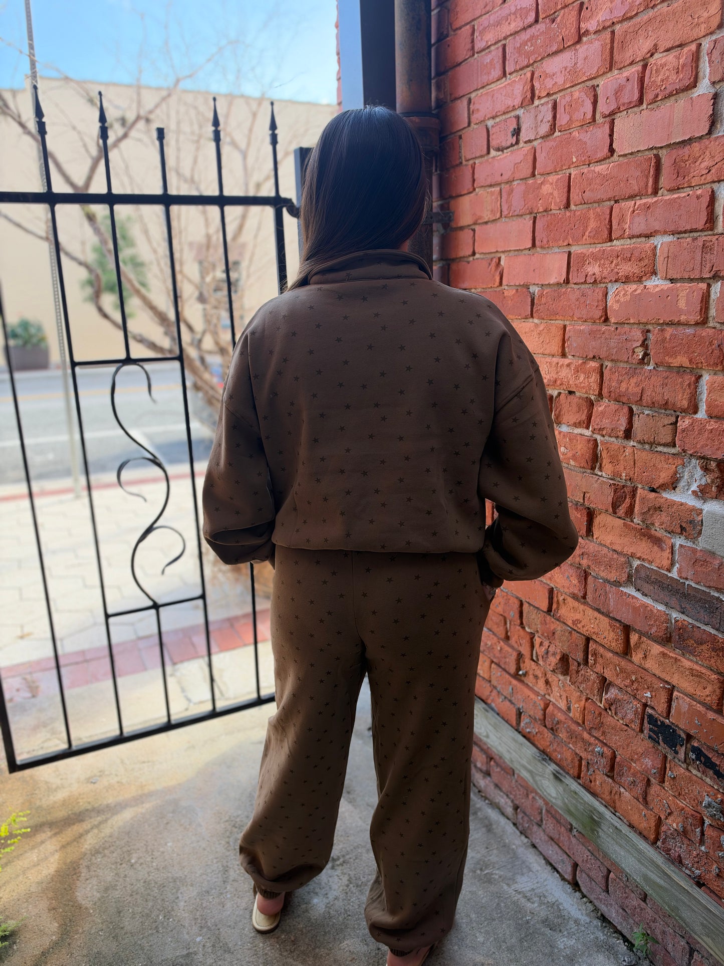 Lone Star Lounge – Brown Star Jogger Sweatpants