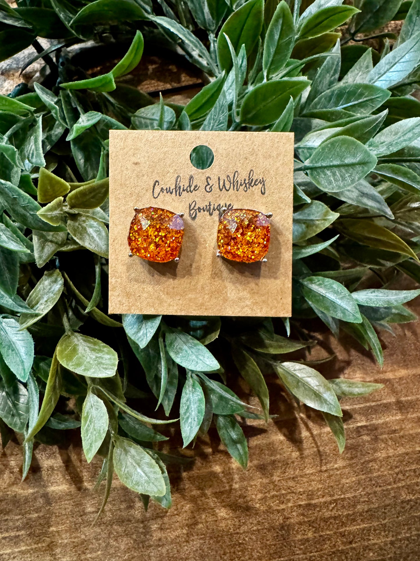 Copper Ember - Stud Earring