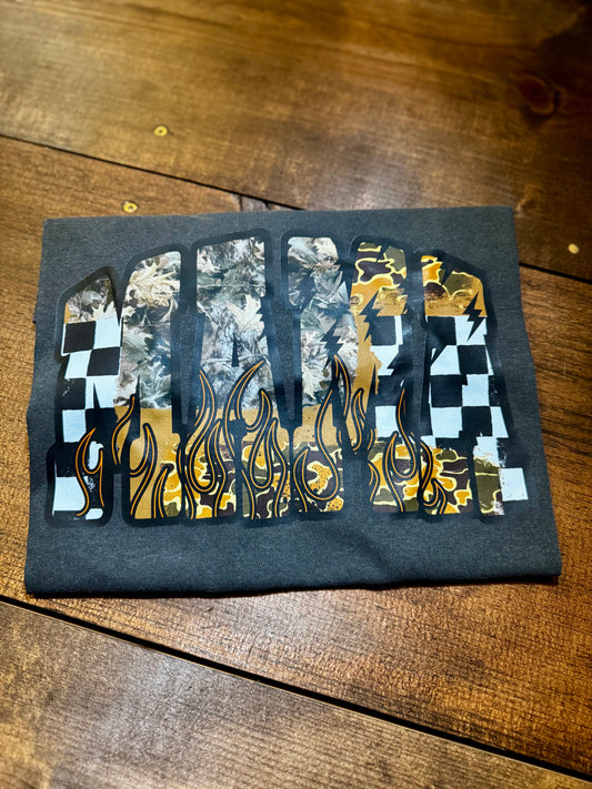 MAMA Flame - Pepper Graphic Tee