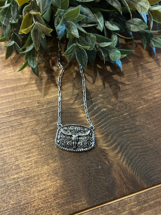 Bull Buckle - Necklace