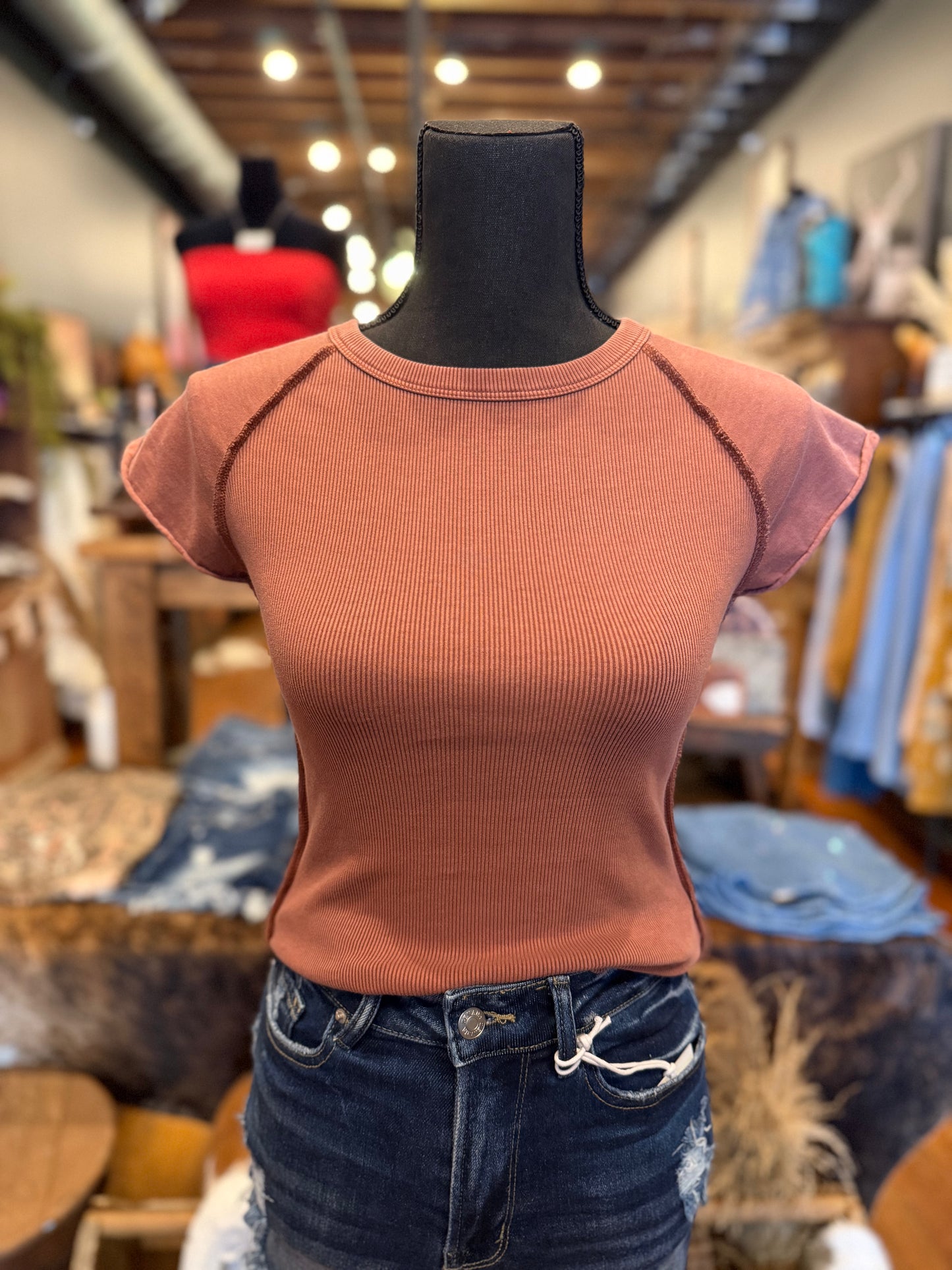 Burned Rose – Dark Mauve Top