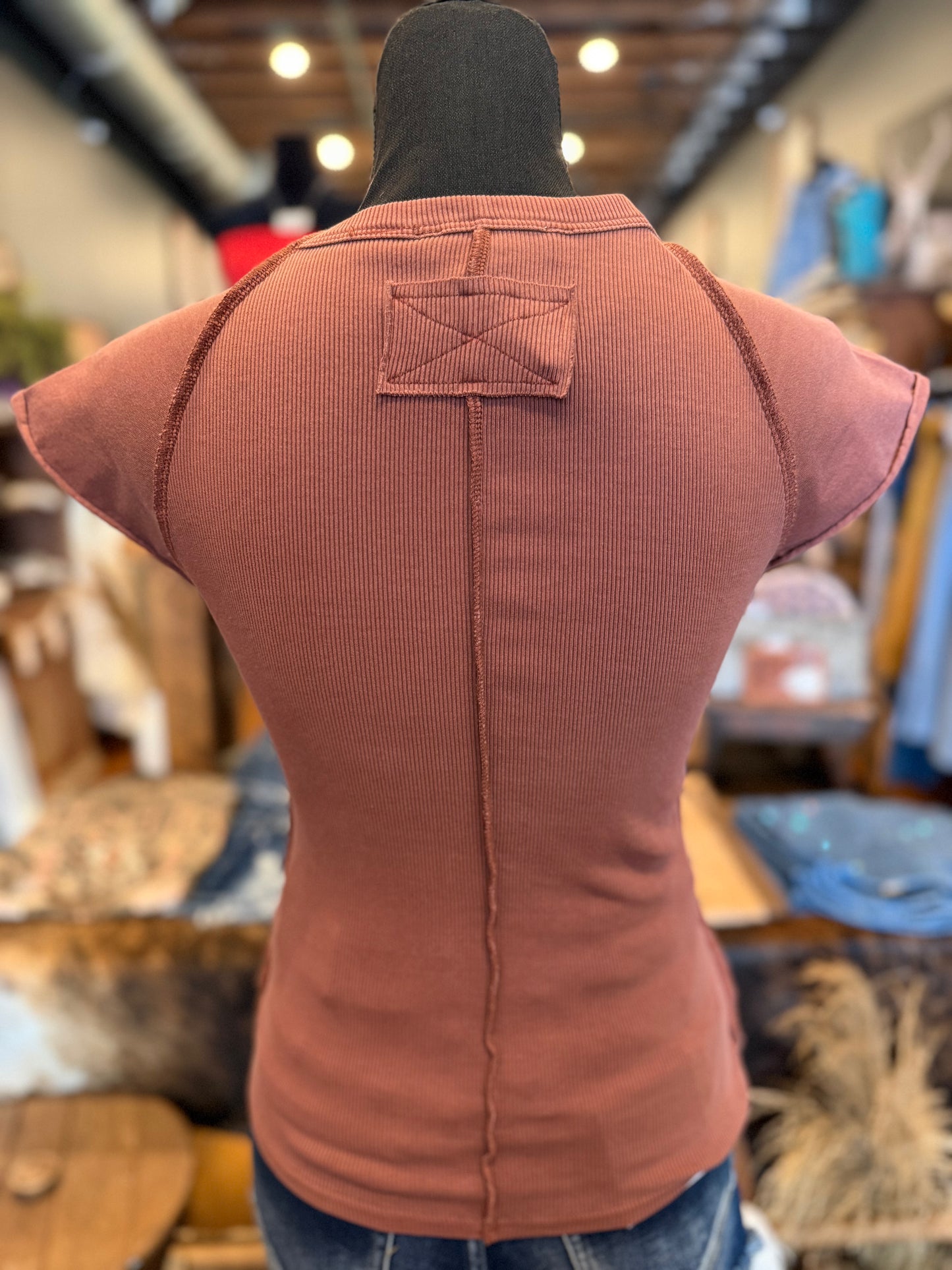 Burned Rose – Dark Mauve Top