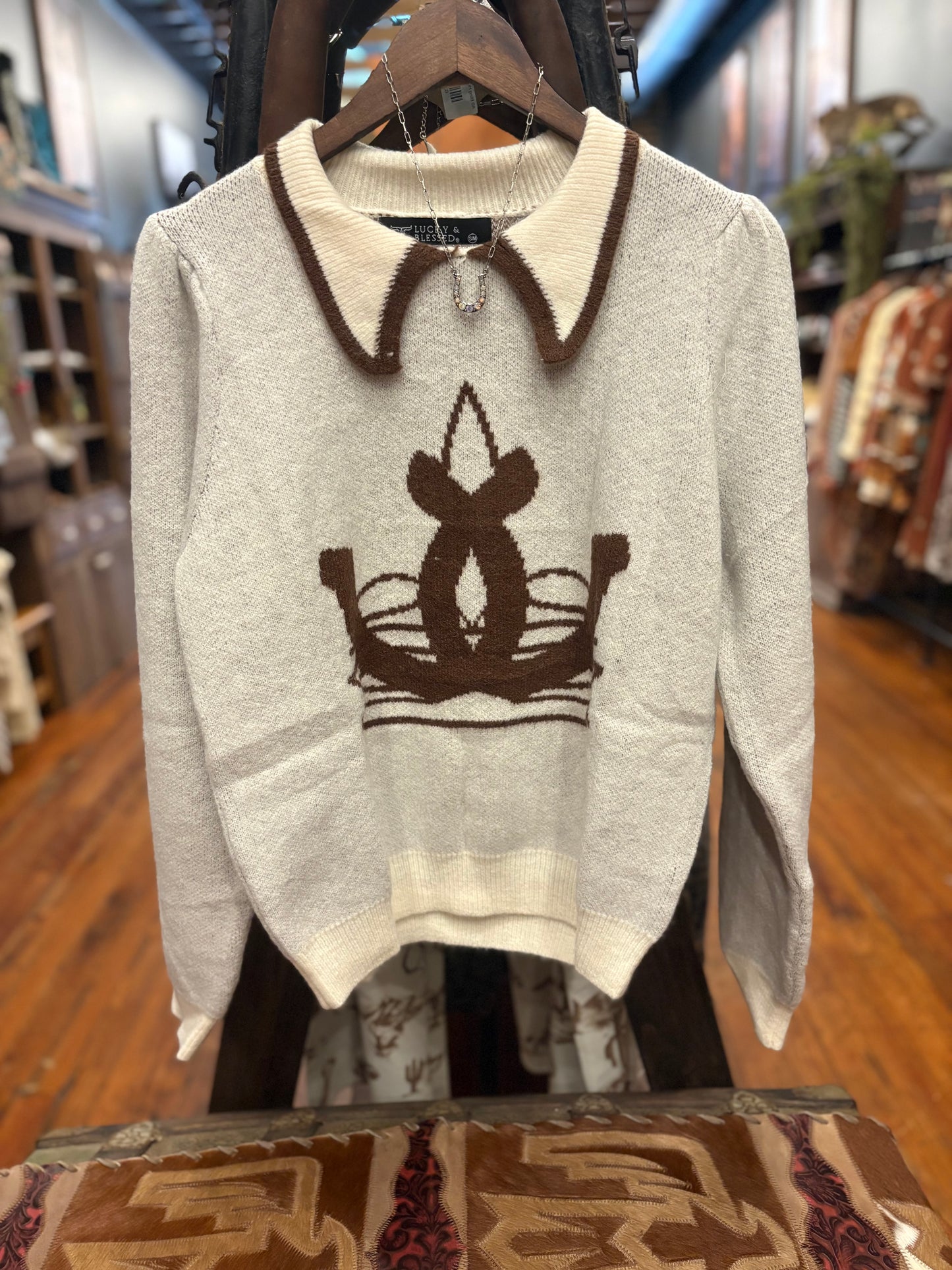 Lucky Boot Stitch – Knit Sweater