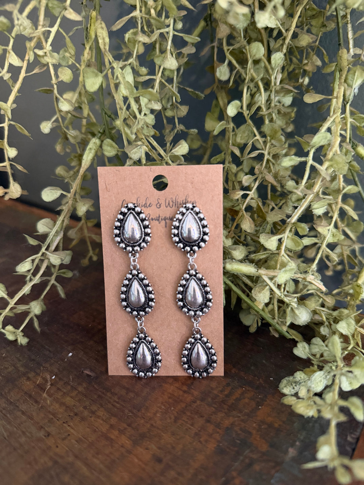 Silver Droplets - Earrings