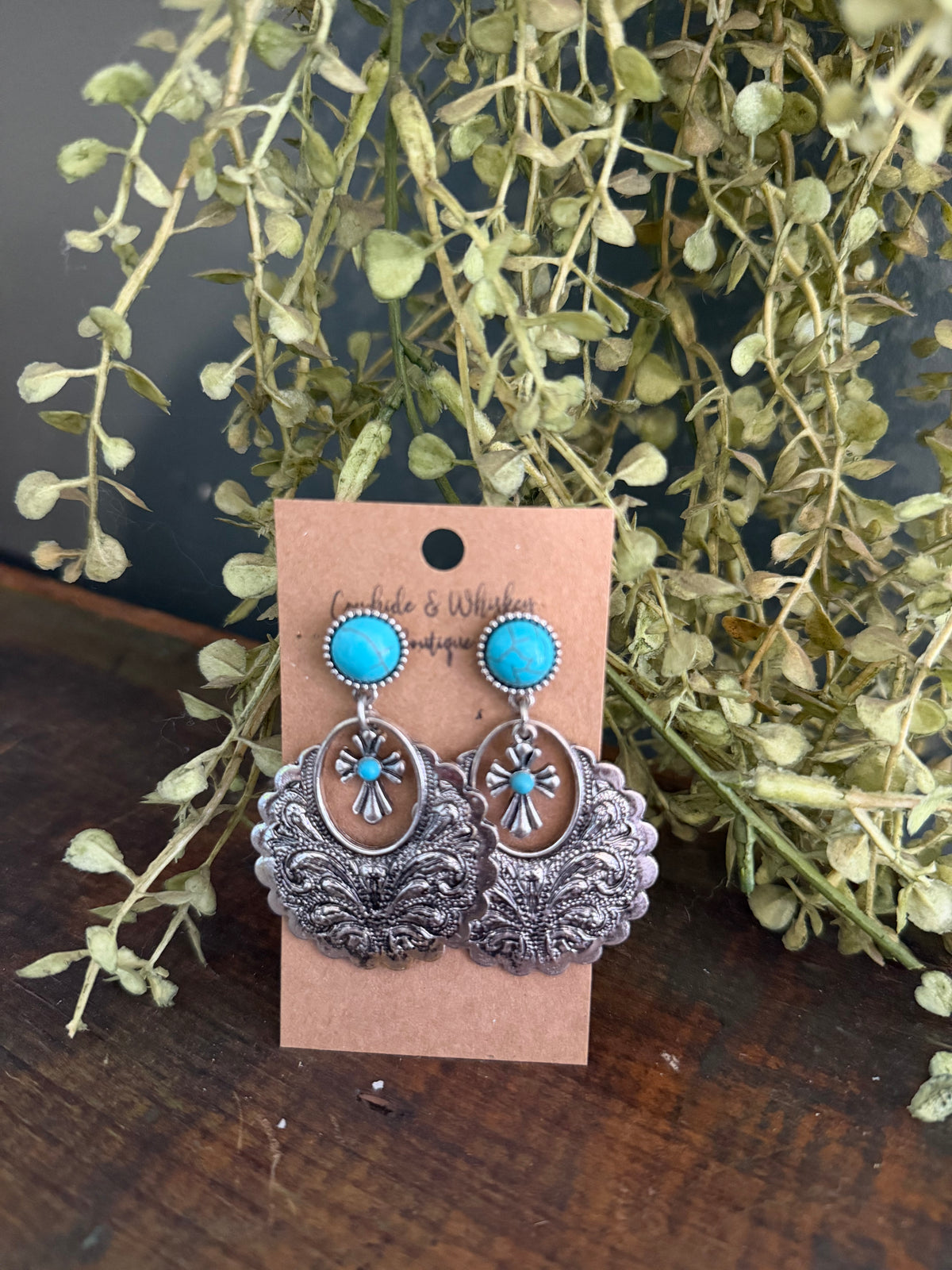 Cross Window - Earrings