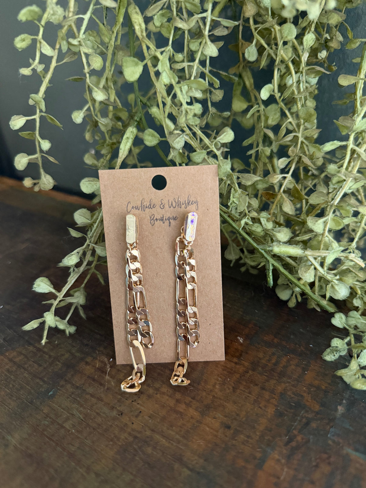 Chain Link - Gold Earrings