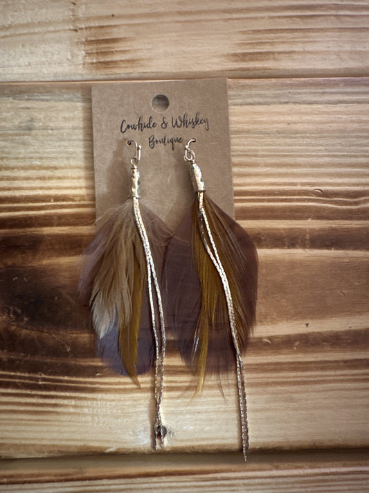 Fall Feathers - Earrings