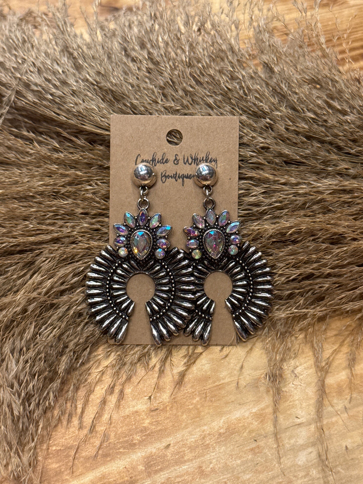 Spiked Glam Squash - Earrings