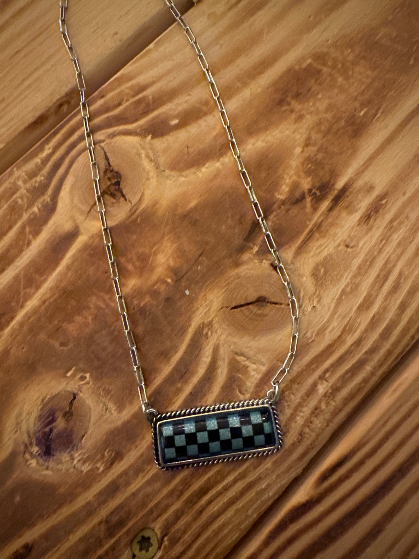 Racing the West - Blue Necklace