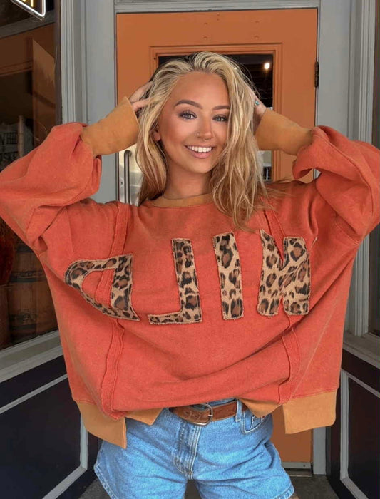 Urban & WILD- Cheetah Pullover