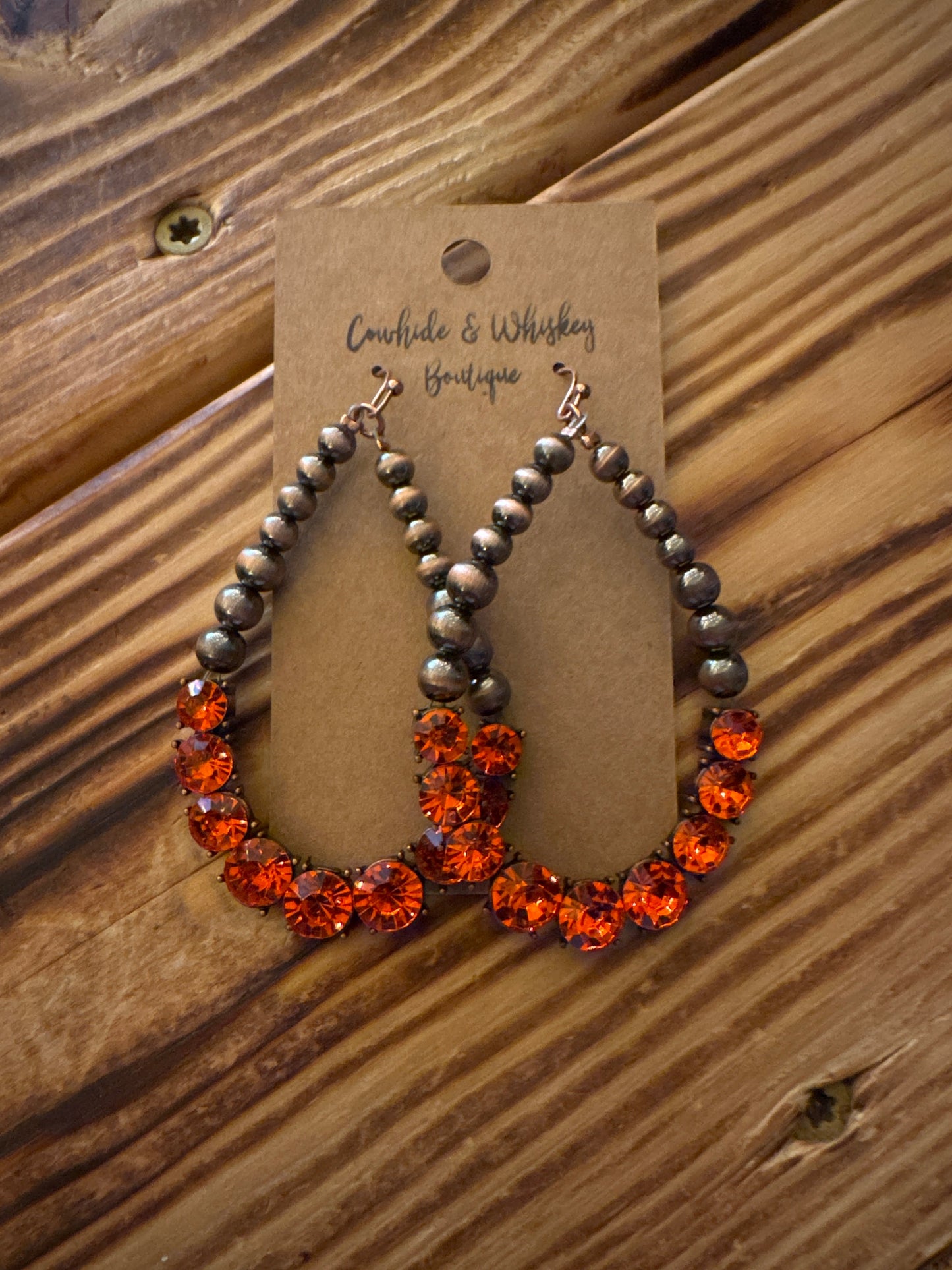 Burnt Orange - Earrings
