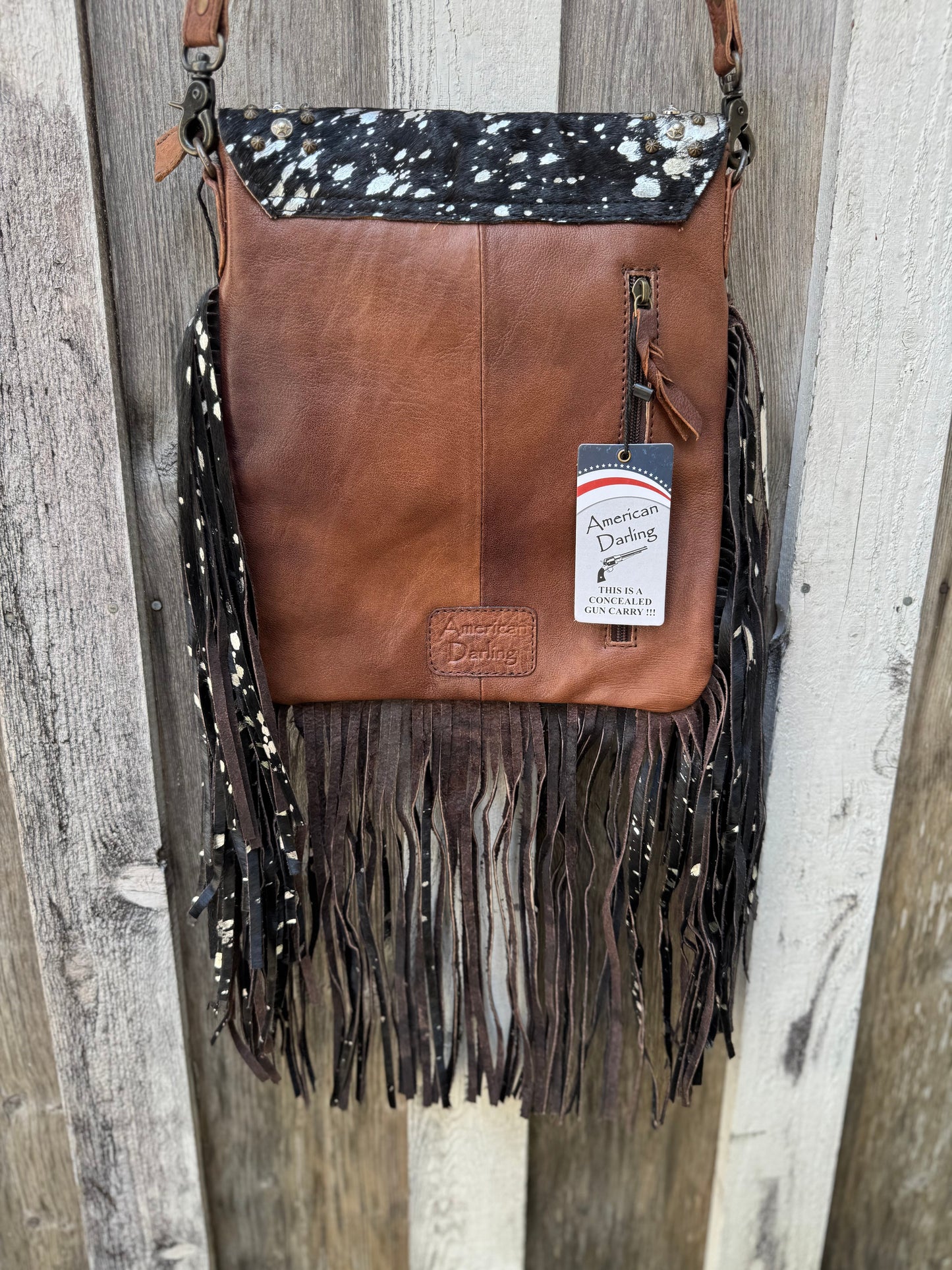 Silver Concho Splash - Purse