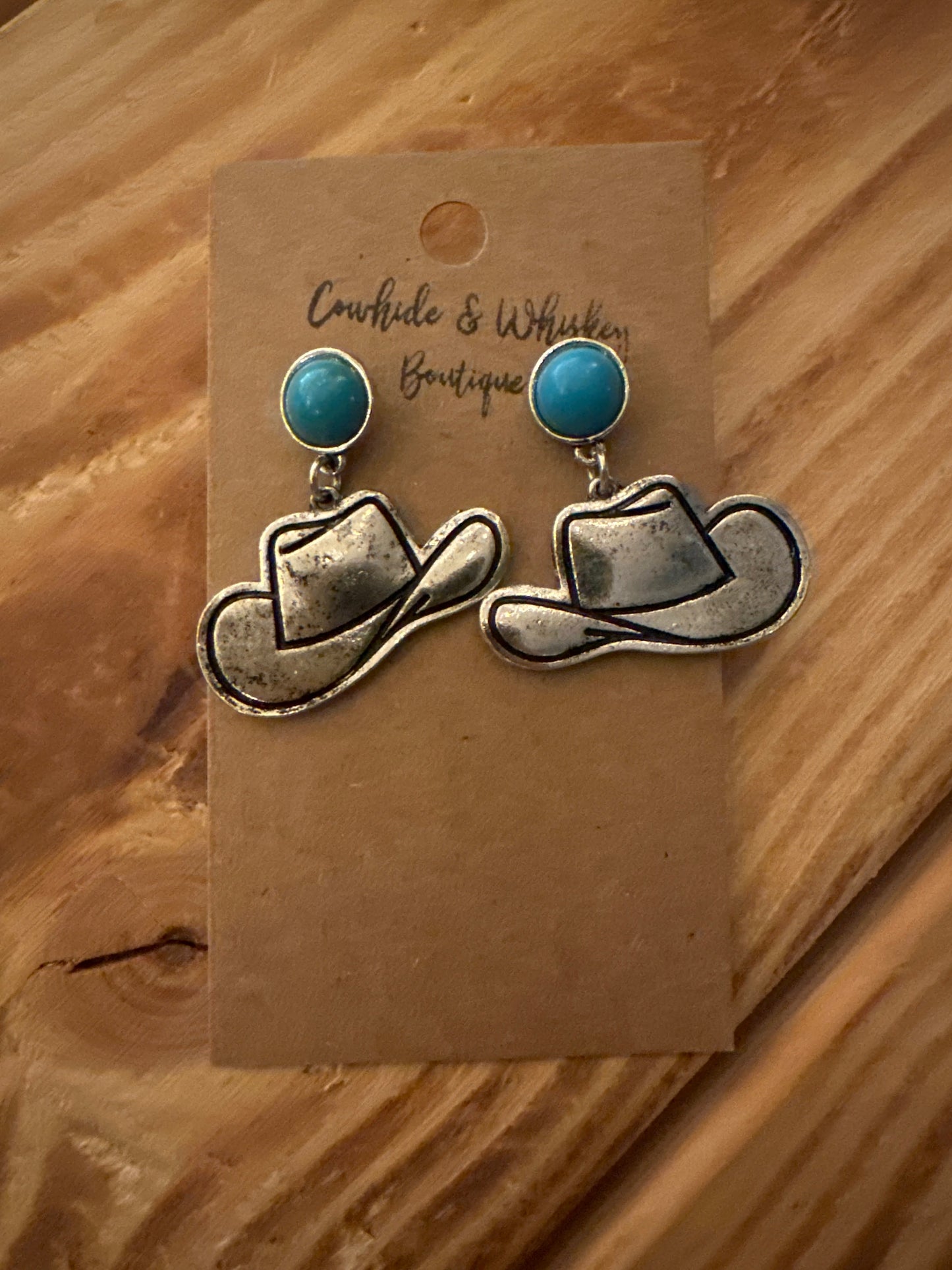 Silver Cowboy - Earrings