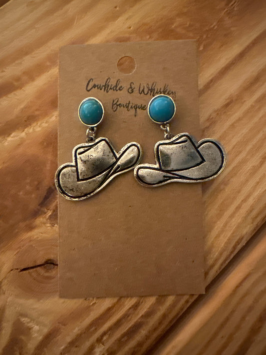Silver Cowboy - Earrings