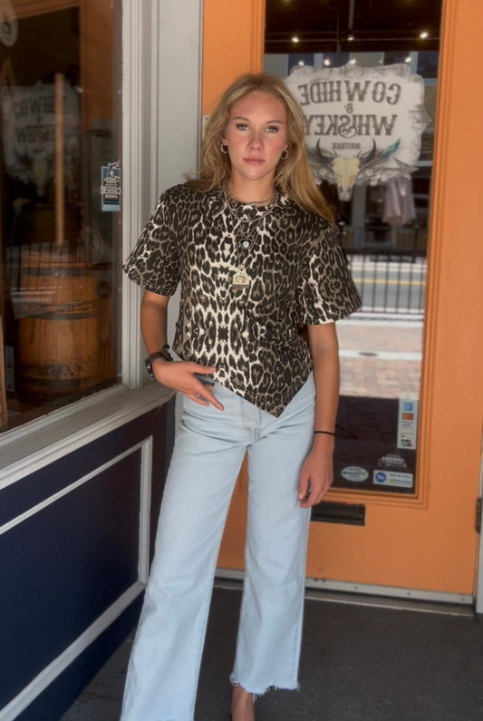 Wild Thang - Cheetah Align Top