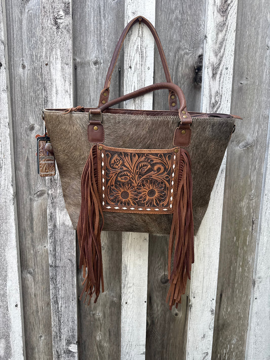 Brahma Pocket - Hide Leather Tote