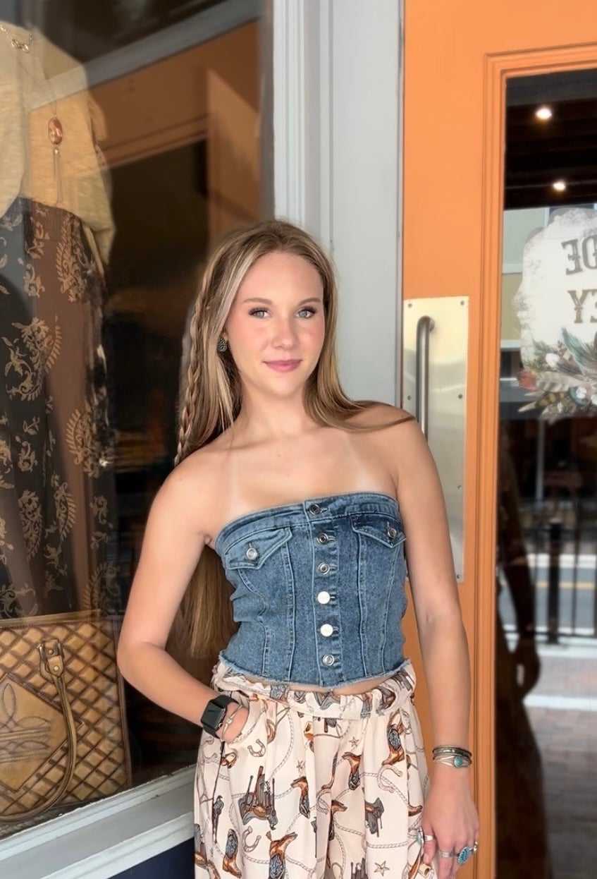 Darlin' In Denim - Denim Top