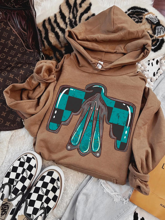 Yallternative Thunderbird-Brown Hoodie
