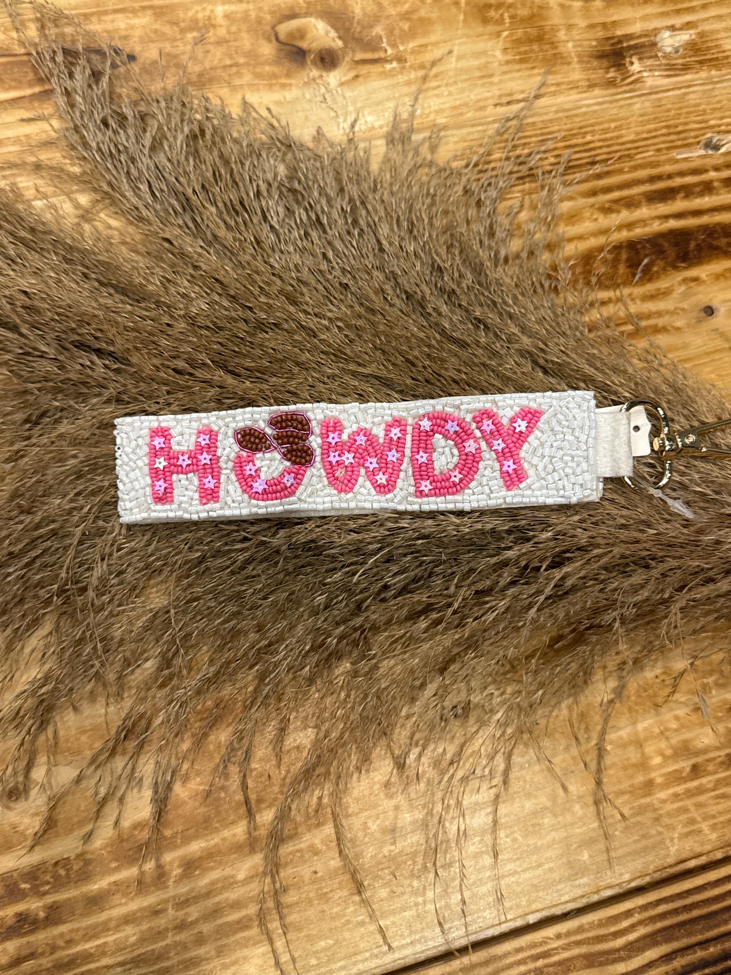 Pink Howdy - Key Chain
