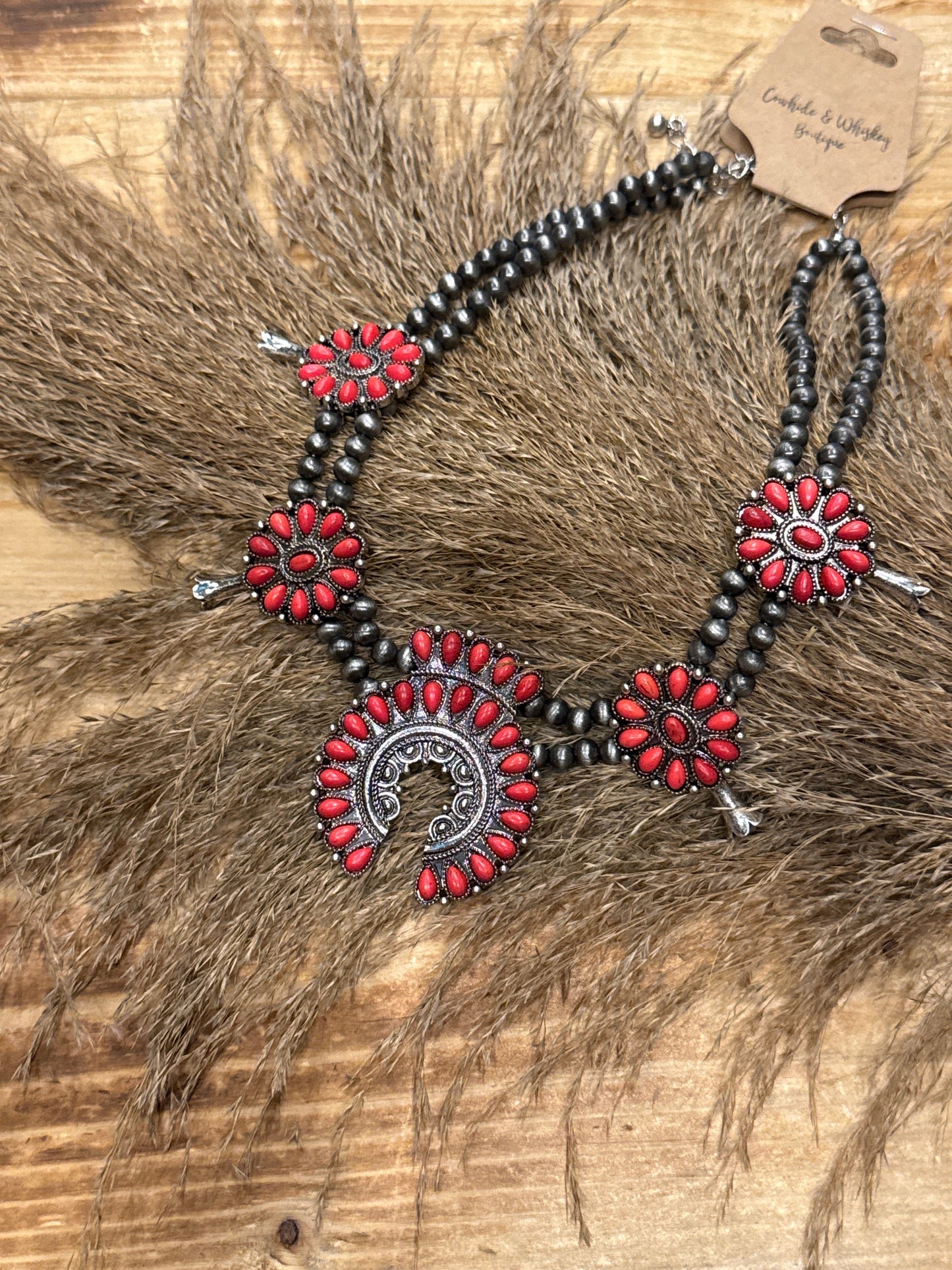 Red Rival - Squash Necklace
