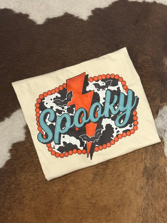 Spooky Bolt - Cream Graphic Tee