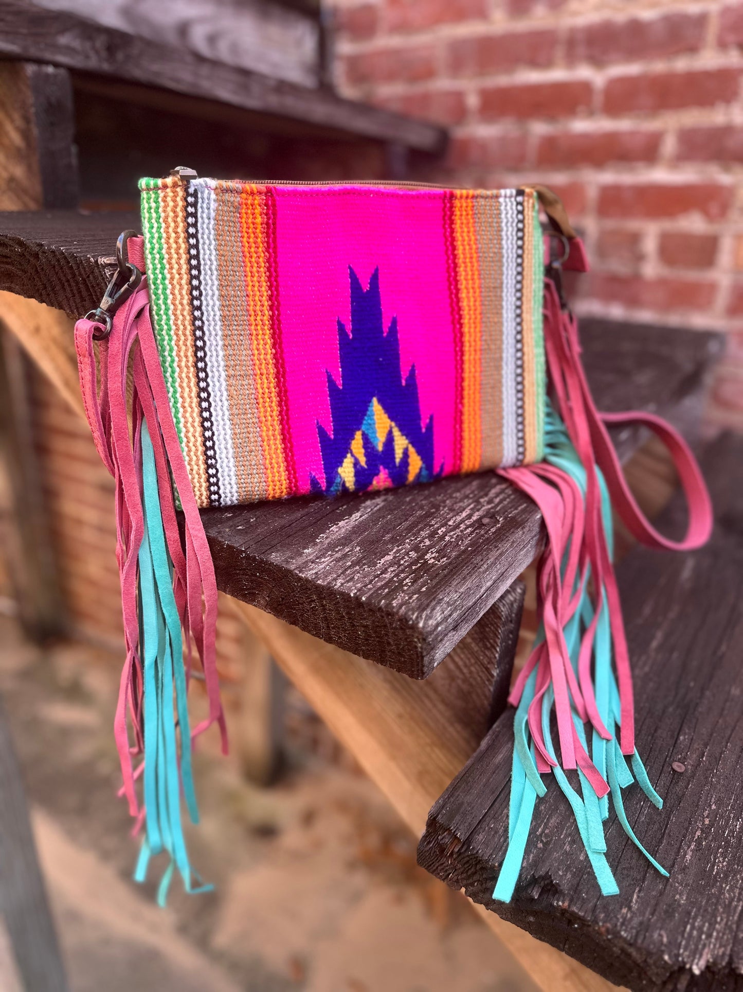 Neon Rio Grande - Aztec Crossbody