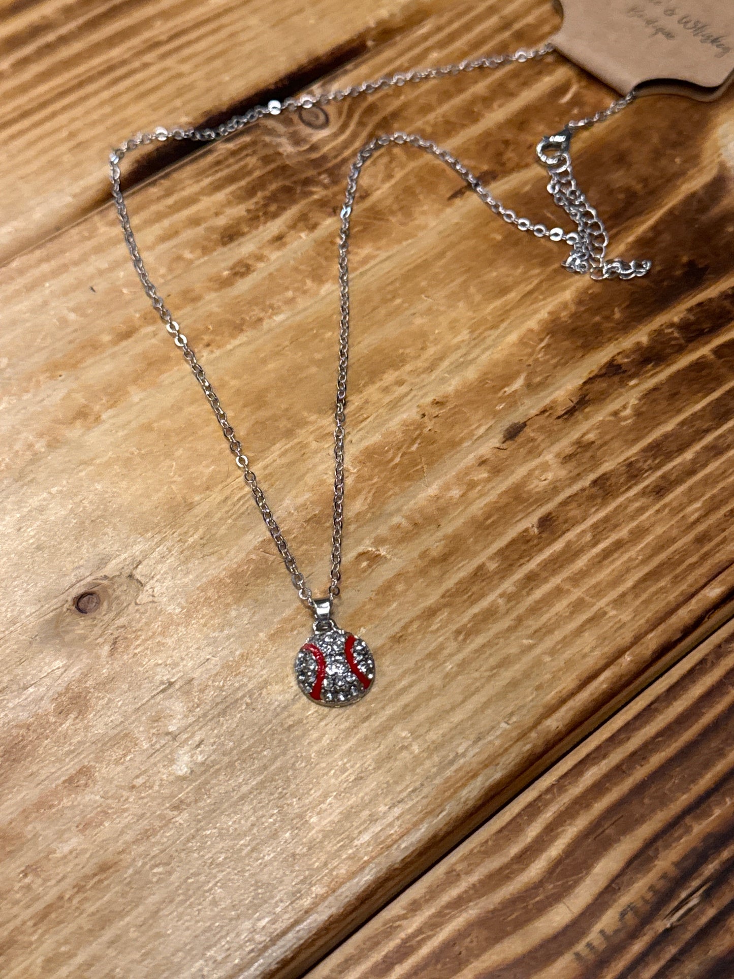 Baseball Bling - Necklace