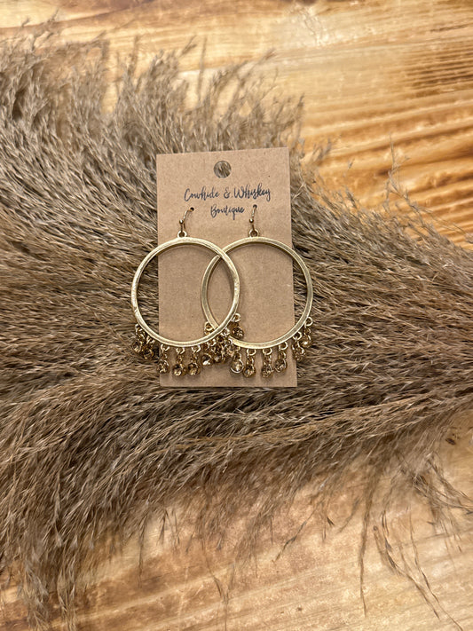 Amber Hoops - Earrings