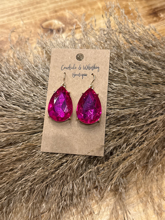 Pink Mega Drop - Earrings