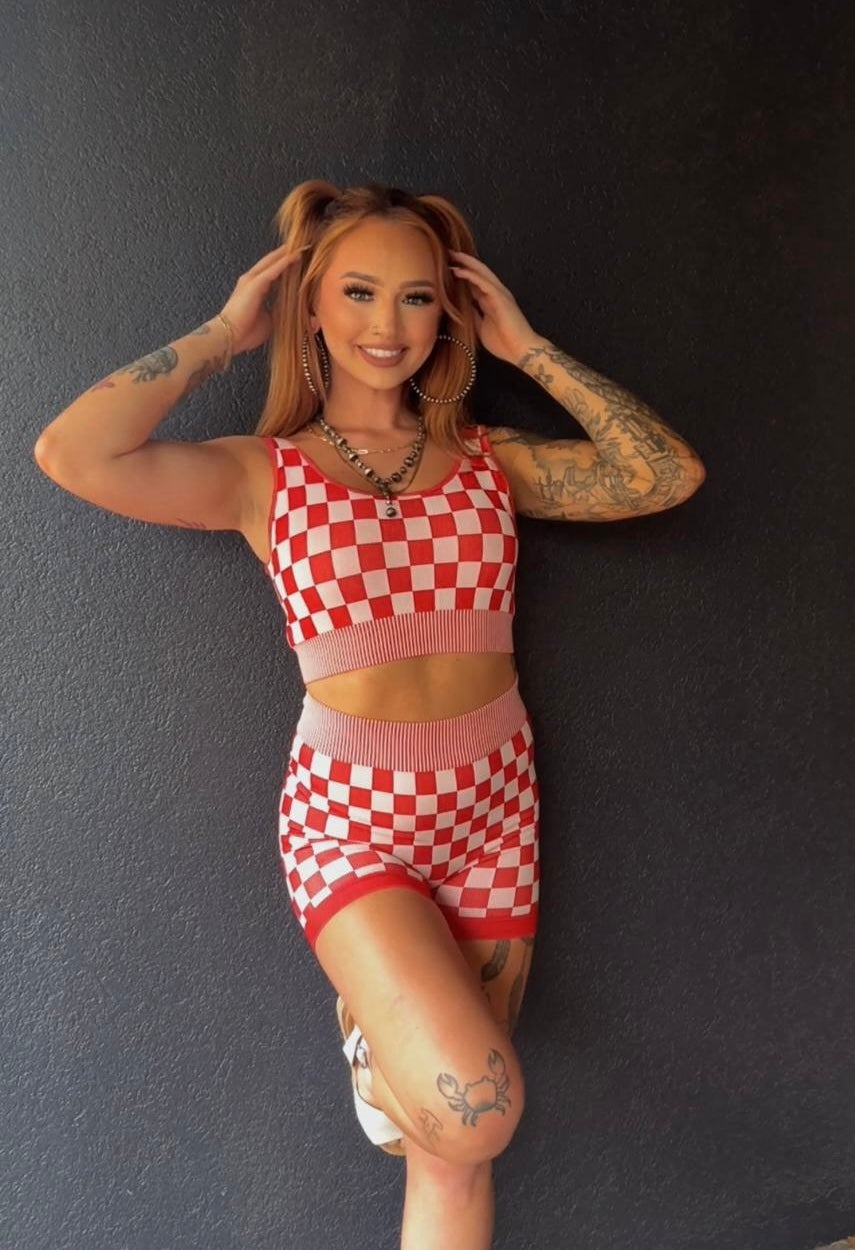 Check Me Out - Red Set