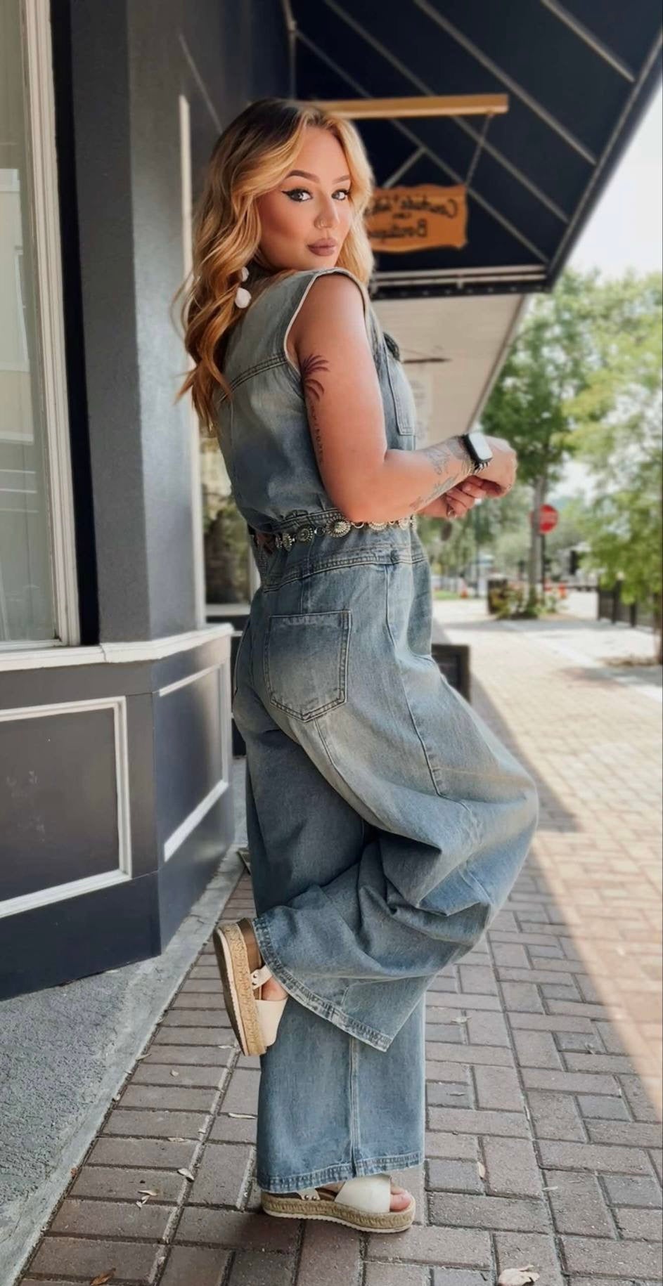 True Grit - Denim Jumpsuit