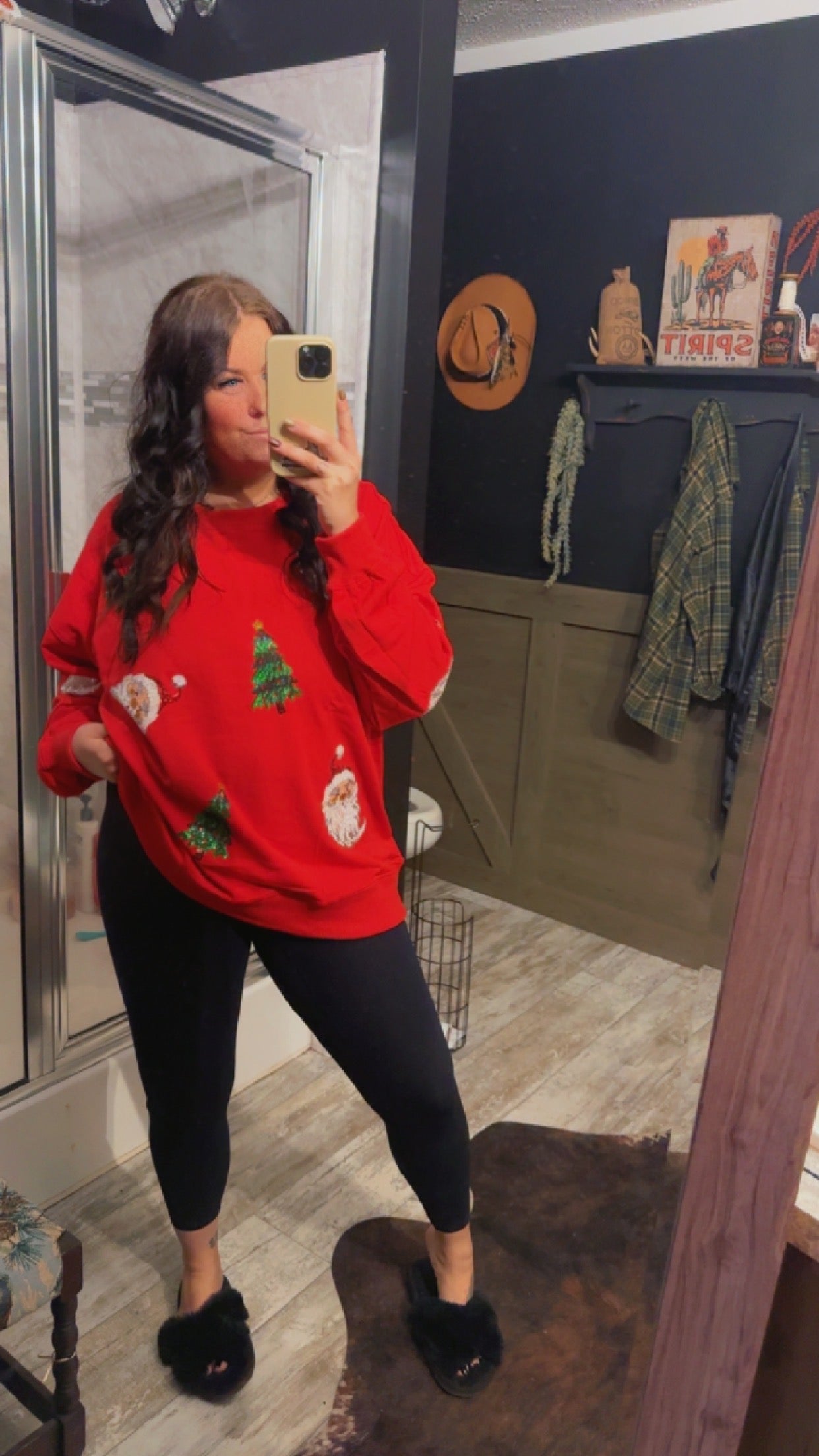 Christmas Cozy - Sequin Sweatshirt