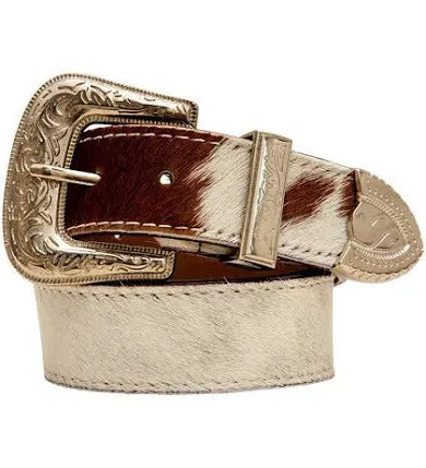 Tanned Hide - Brown Cowhide Belt
