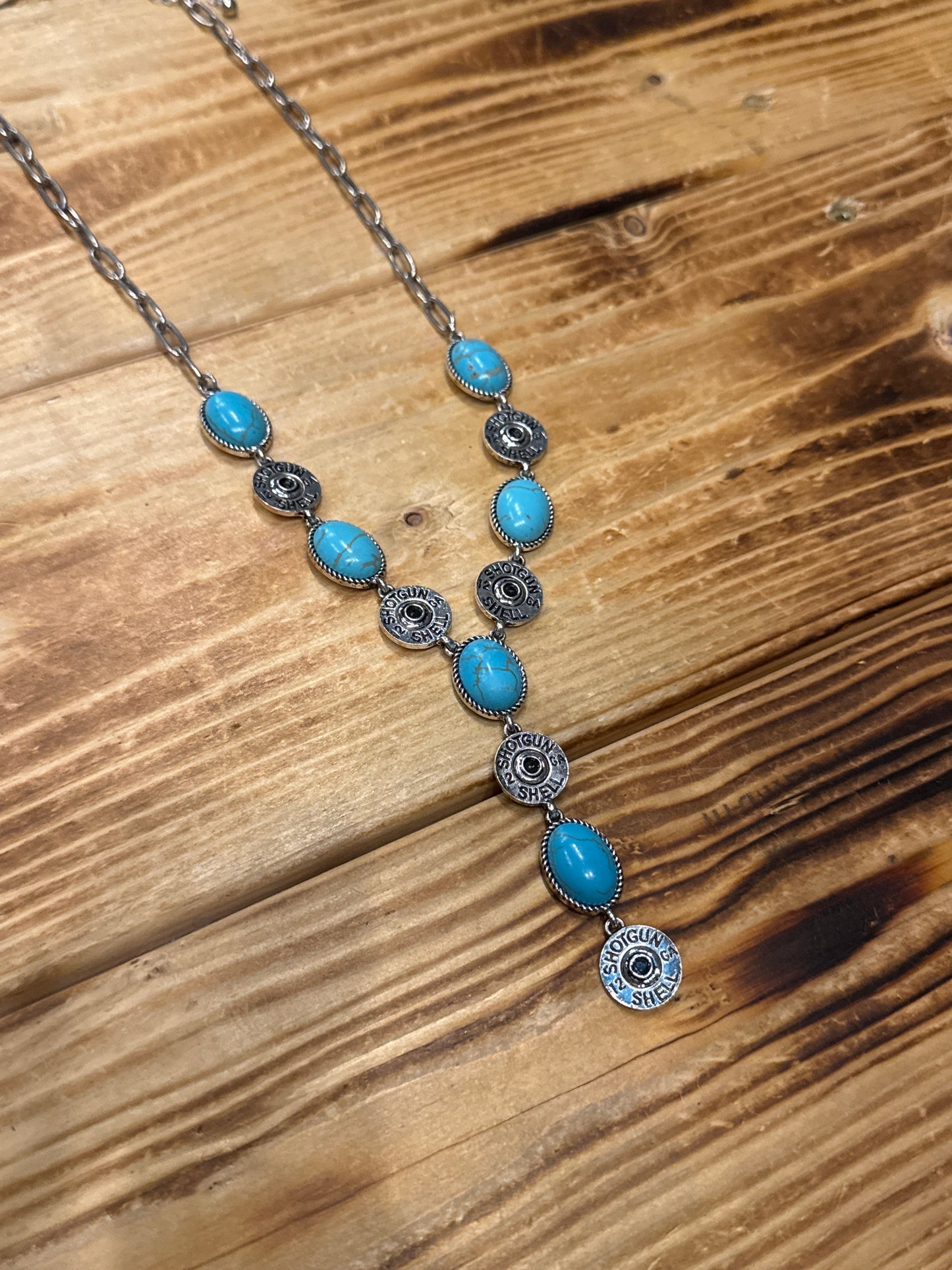 Shotgun Shell Lariat - Necklace