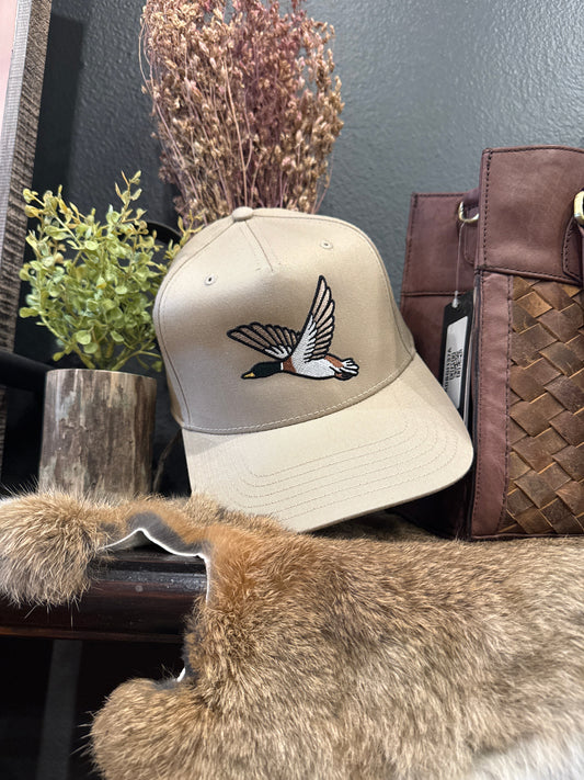 Vintage Flying Mallard - Tan Trucker Hat