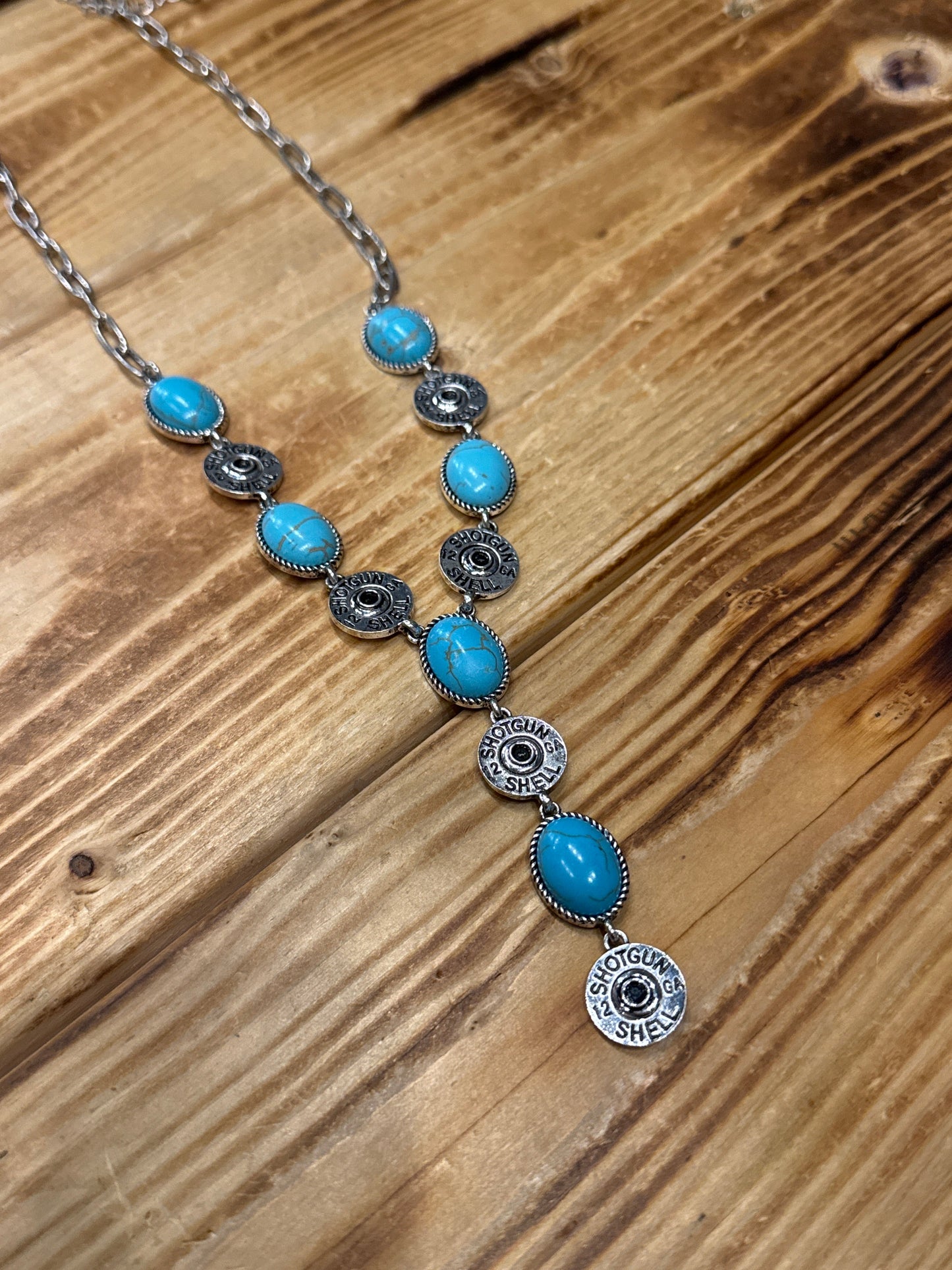 Shotgun Shell Lariat - Necklace