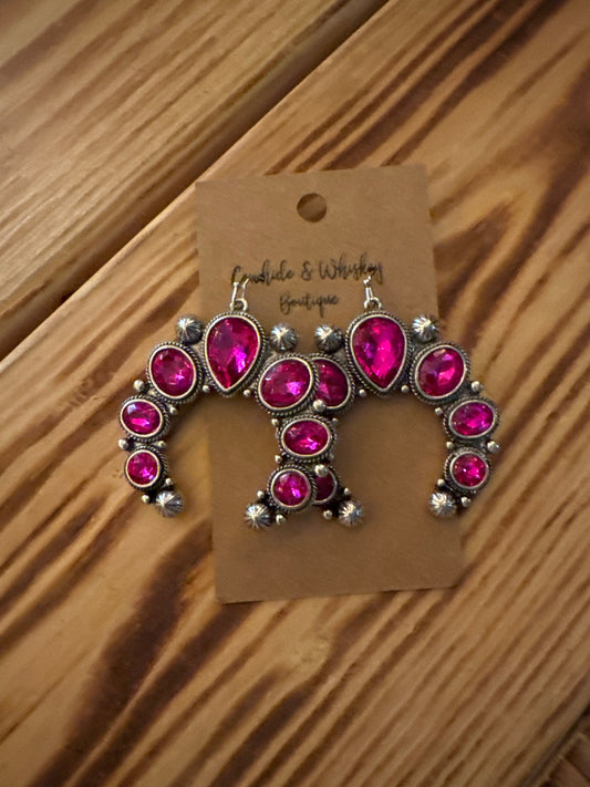 Magenta Squash - Earrings
