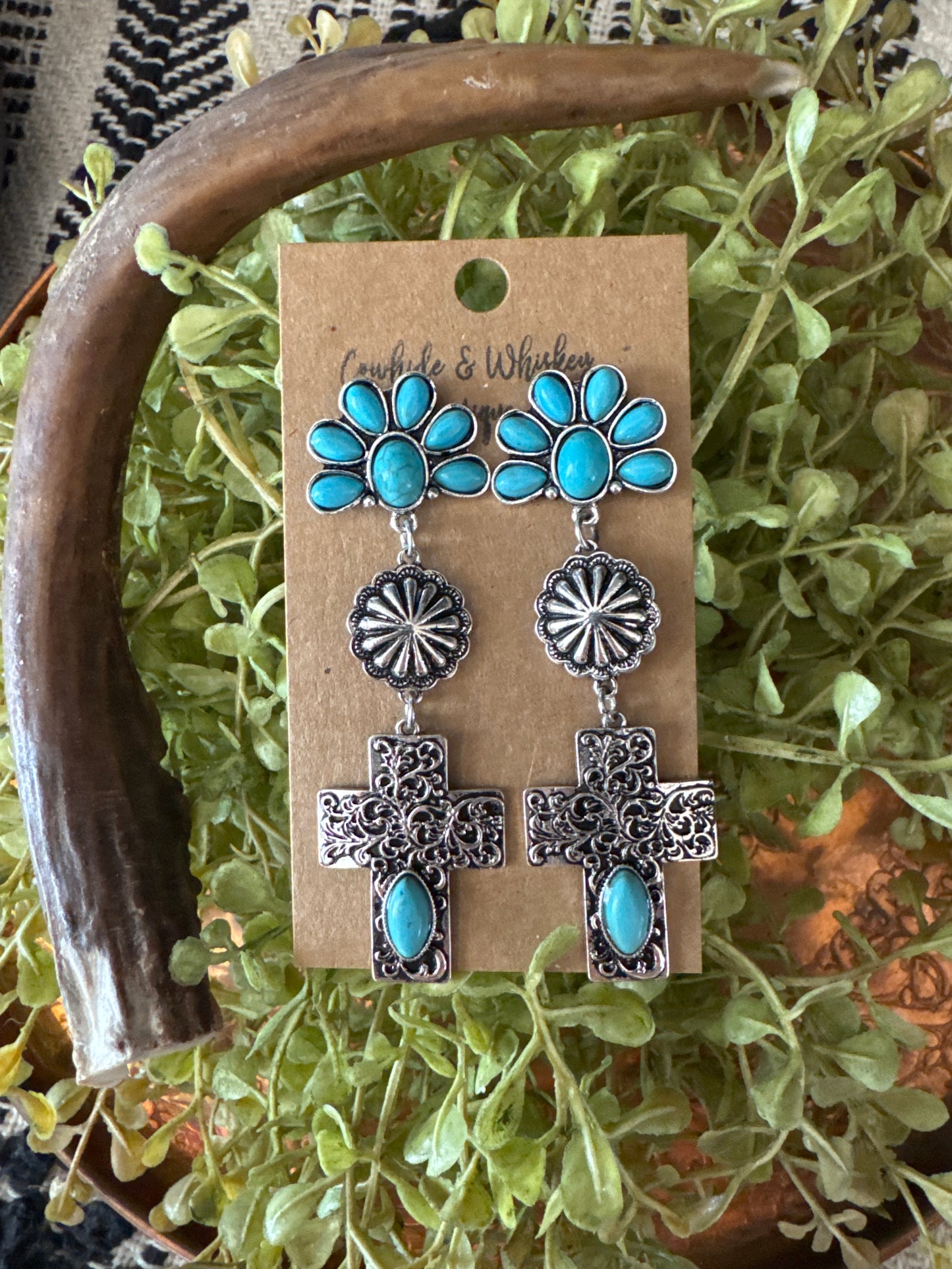Squash Cross - Earrings