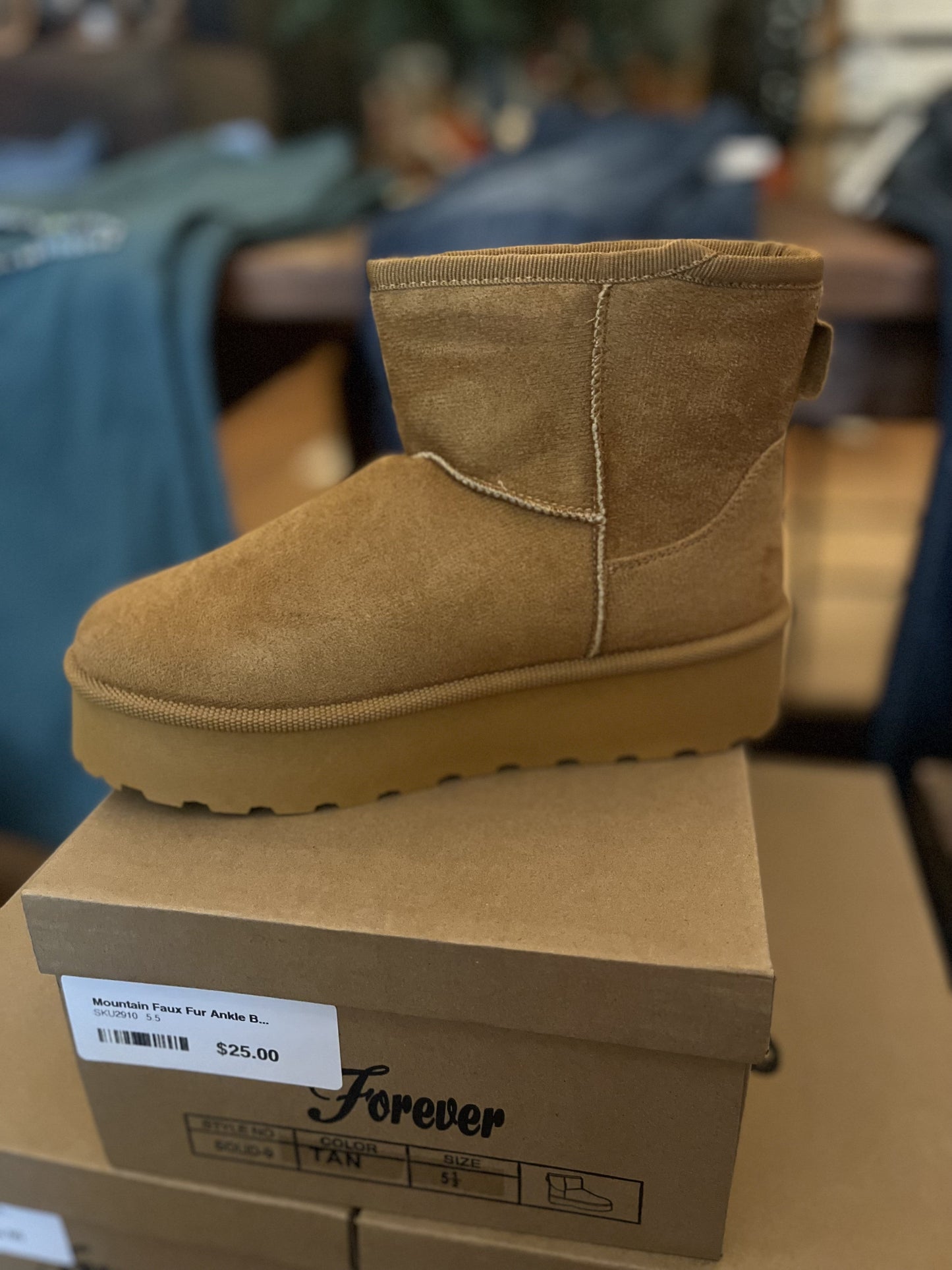 Mountain Faux Fur Ankle Boots *BLACK FRIDAY*